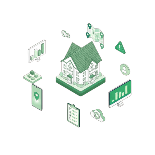 Asset management with connected technology